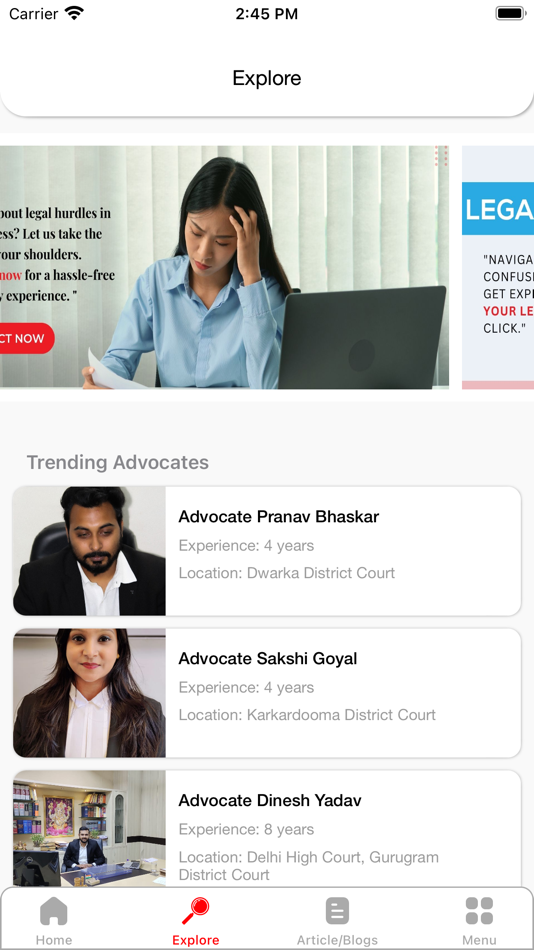 #3. eAdvokate (iOS) 由: CLARA EDTECH PRIVATE LIMITED