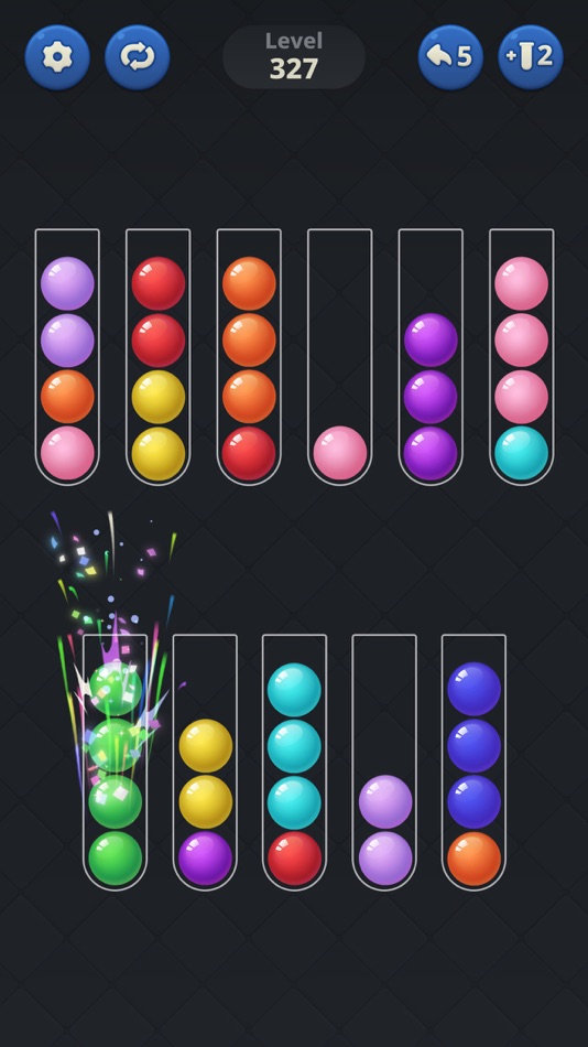 #5. Ball Sort! Color Bubble Puz (iOS) 由: Topsmart Mobile Ltd.