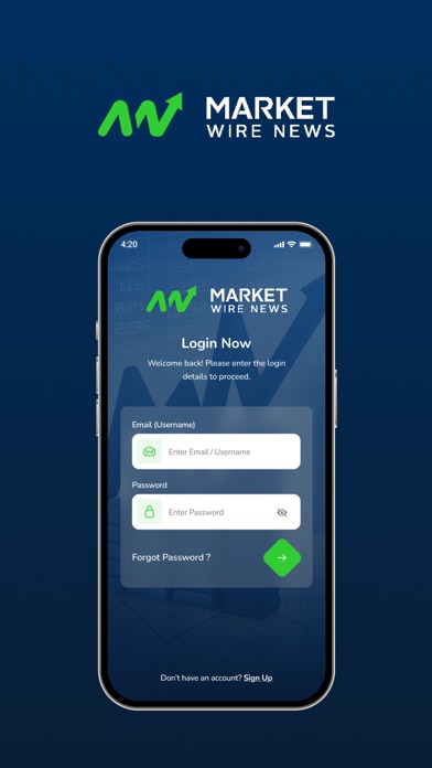Market Wire News Screenshot