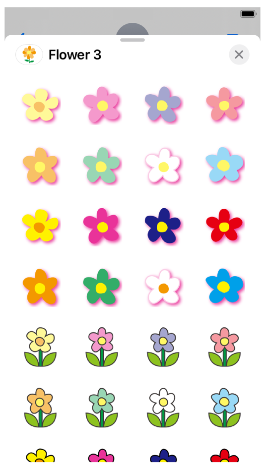 Flowers 3 Stickers - 1.1.0 - (iOS)