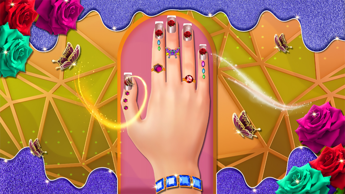 Nail Salon Girl Fashion Game