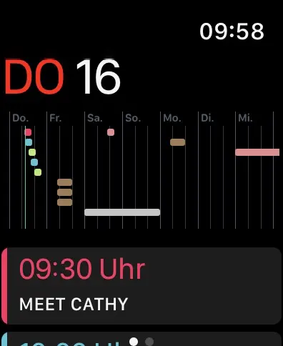 Screenshot von Calendar Timeline auf dem iPhone 4
