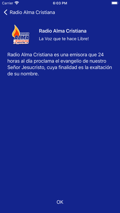 Radio Alma Cristiana Screenshot