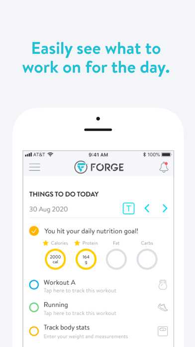 Forge Fitness and Nutrition Screenshot