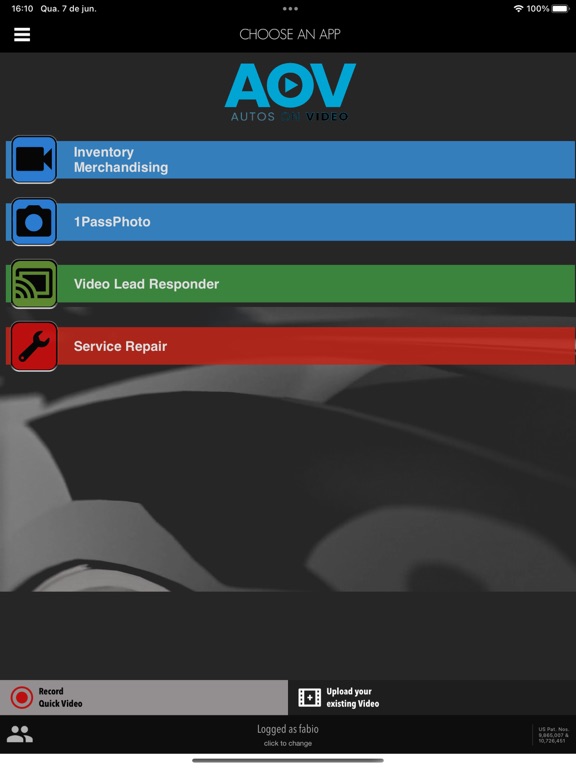 AOV Pro iPad screenshot 1 - Photo & Video app