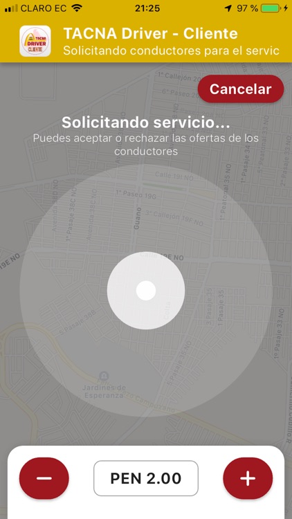 TACNA Driver - Cliente