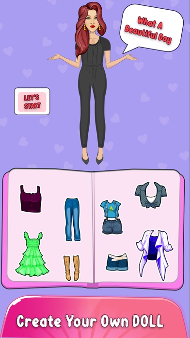 DIY Paper Doll: Dress Up Games Screenshot