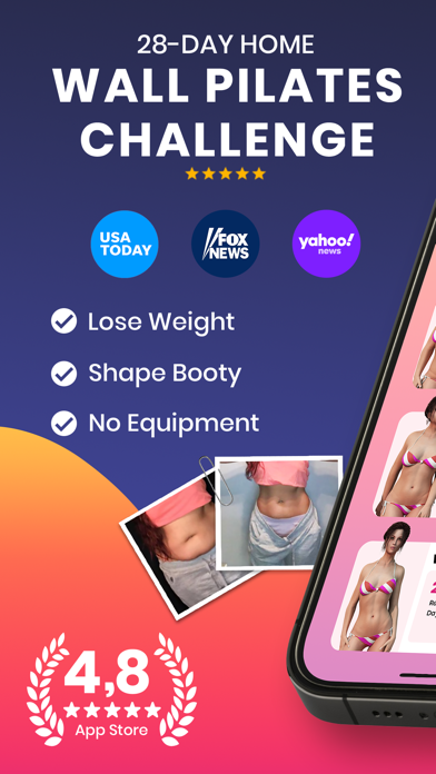 Wall Pilates: Fit Weight Loss Screenshot