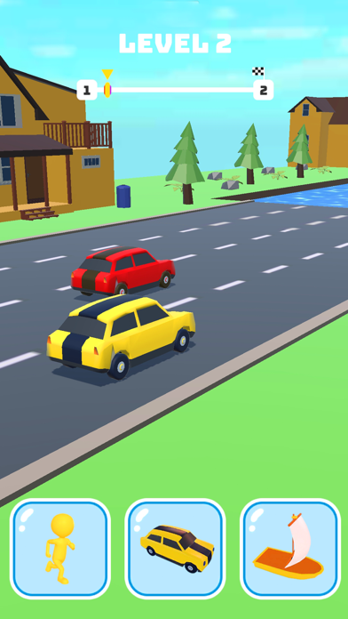 Shape Shifting: Race Game Screenshot