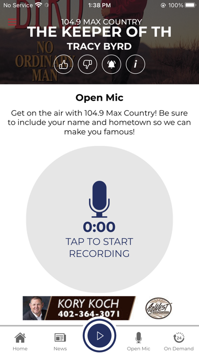 Max Country 104.9 Screenshot