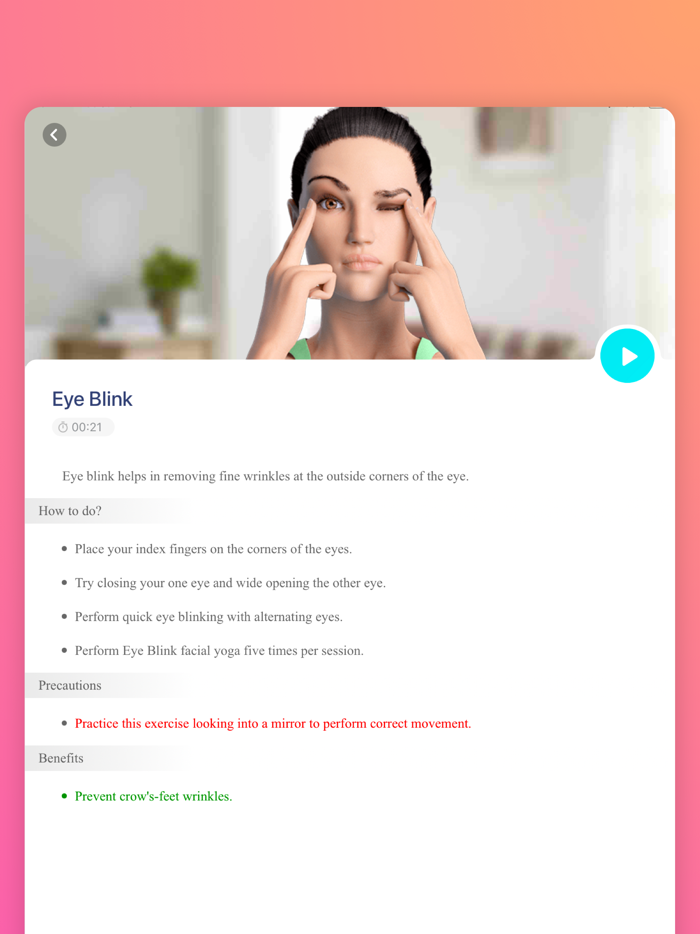 Facial Yoga Daily Face Workout