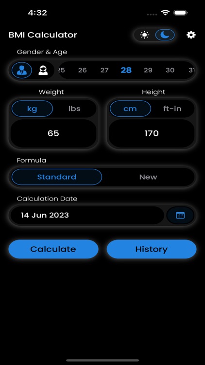 Mobile BMI Calculator