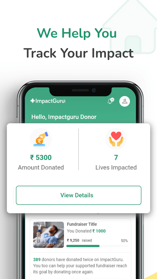 #3. Impact Guru : Donation App (iOS) Podle: Impact Guru