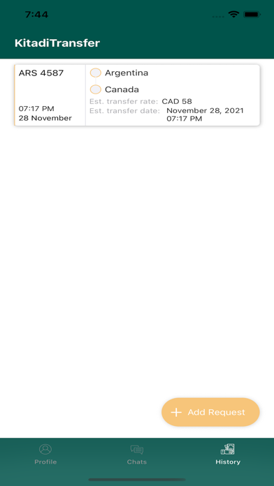 Kitadi Transfer Screenshot