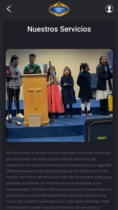 Tabernáculo de Paz Screenshot