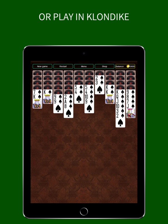 Screenshot #6 pour Solitaire: Spider and Klondike