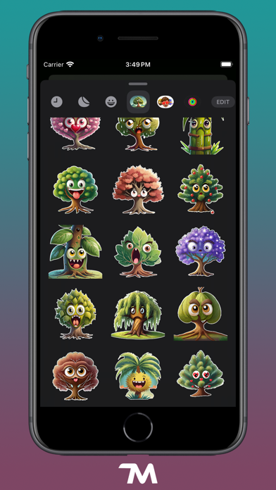 Screenshot #3 pour Sturdy Trees Stickers