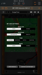MF-109S Saturator screenshot