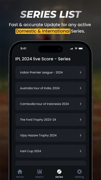 Live Score - Cricket Live Line Screenshot