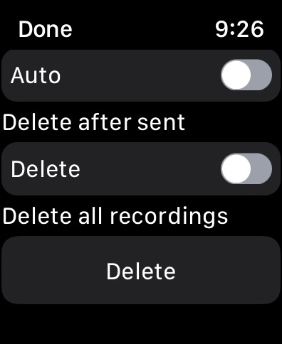Apple Watch screenshot