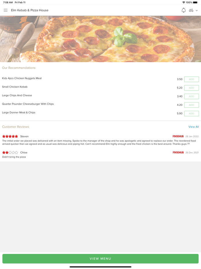 Elm Kebab and Pizza House