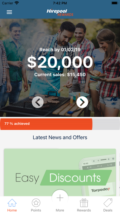 Hirepool Rewards NZ Screenshot