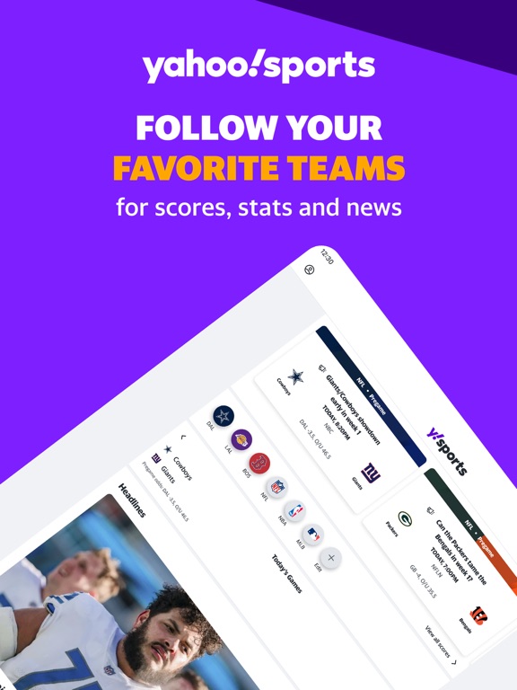 Screenshot #4 pour Yahoo Sports: Scores and News