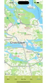 stockholm subway map iphone screenshot 3