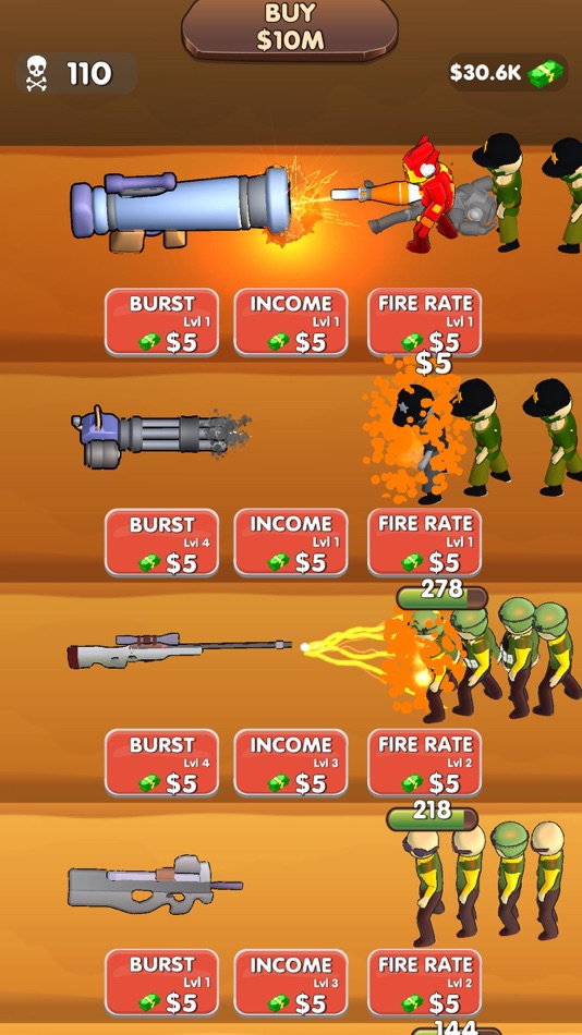 #4. Weapon Idle (iOS) By: Virtual Projects Oyun Yazilim Ve Teknoloji
