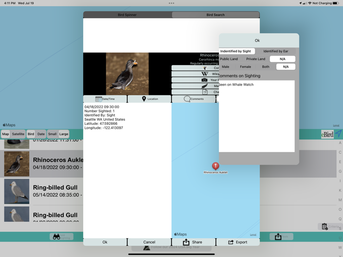 Big Year Birding ABA