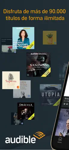 Captura de Pantalla 1 Audible: Audiolibros y Podcast iphone