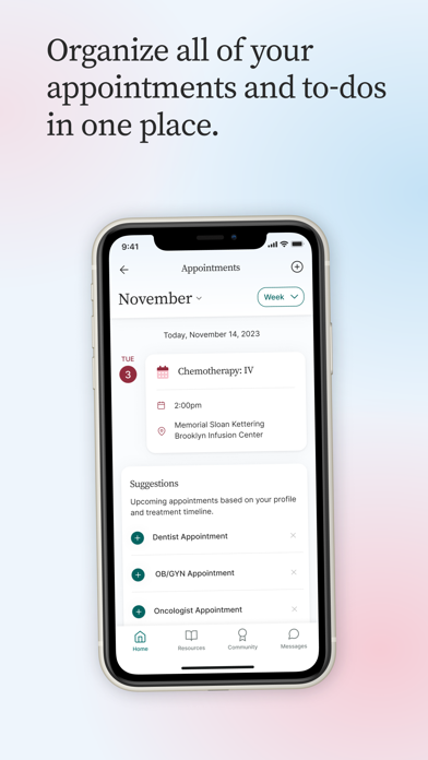 Jasper Cancer Care Companion Screenshot