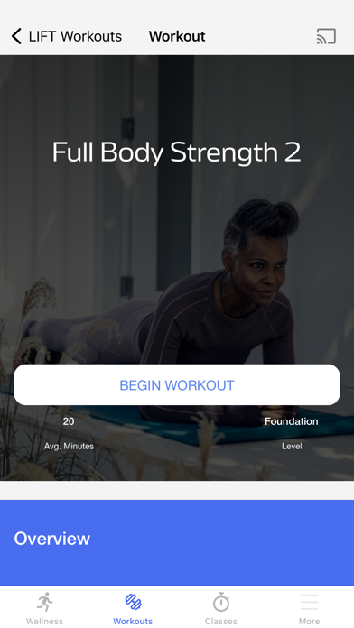 AARP Online Fitness Screenshot