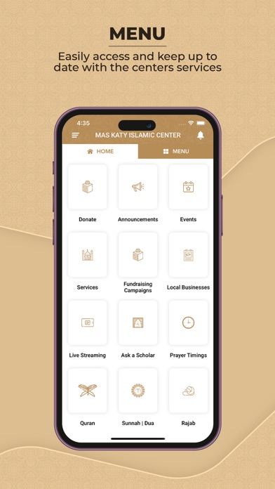 MAS Katy Islamic Center Screenshot