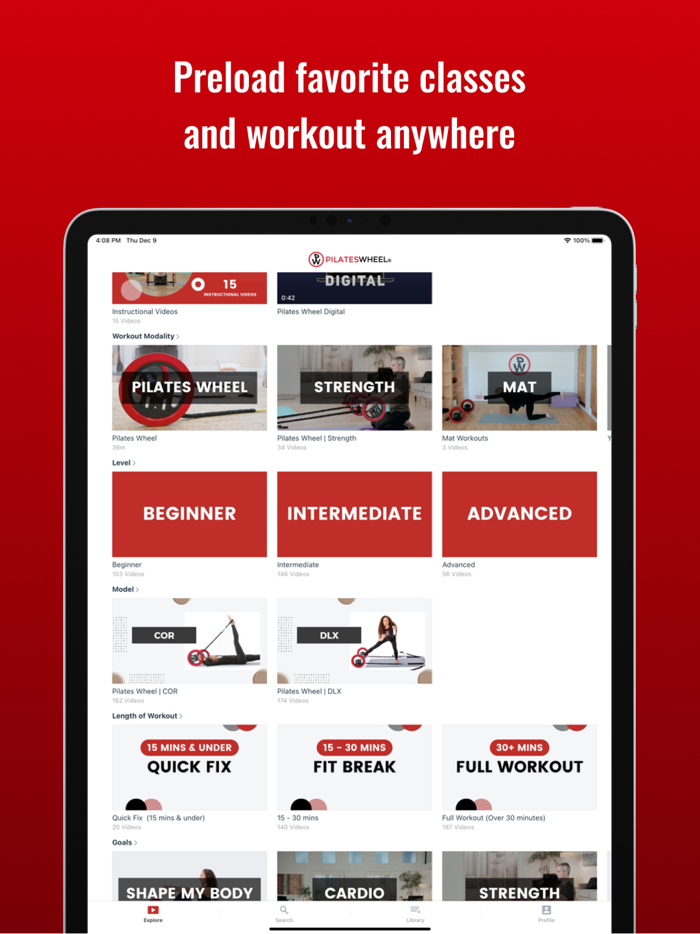 Pilates Wheel Digital