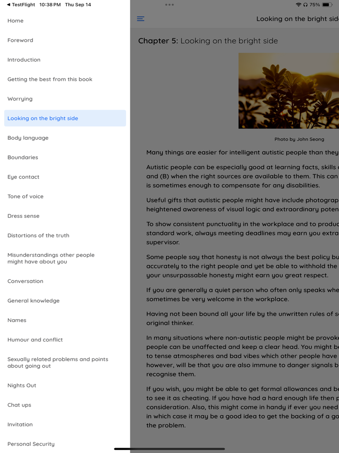 Aspie Guide Therapy Chatbot