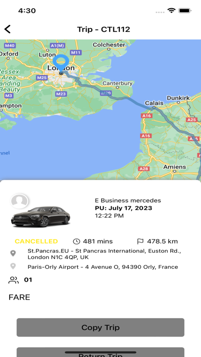 CTP Limo Screenshot