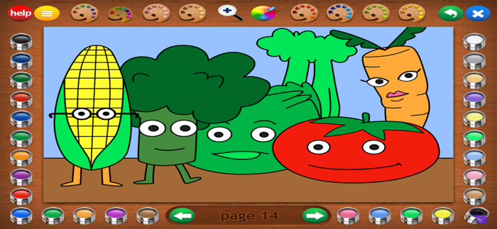 Eating Healthy Coloring Book