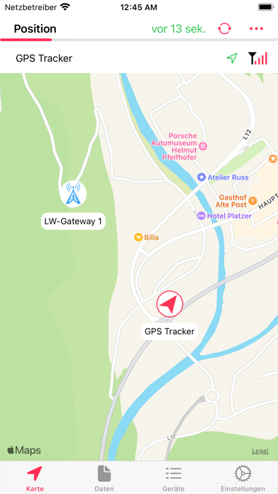 LoWTrack Screenshot