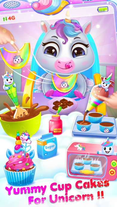 Cute Unicorn Daycare Toy Phone Screenshot