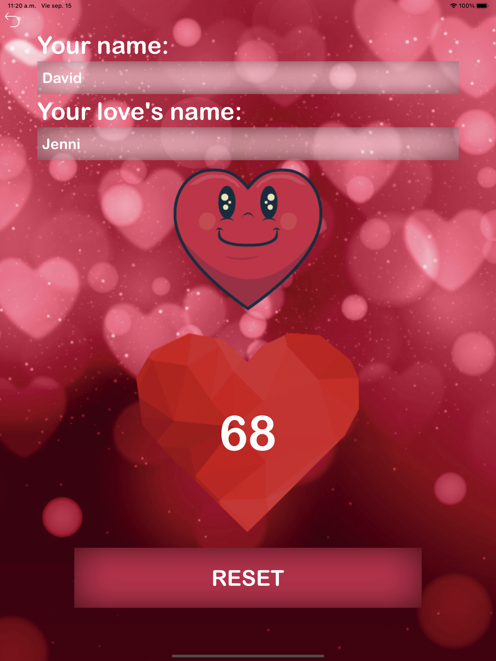 Love calculator compatibility