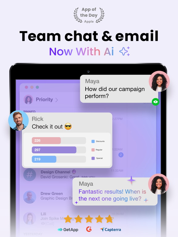 Screenshot #4 pour Spike: AI Email & Team Chat