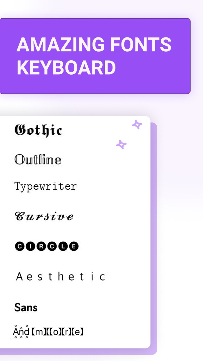 Keyboard Fonts＋Emojis＋Symbols