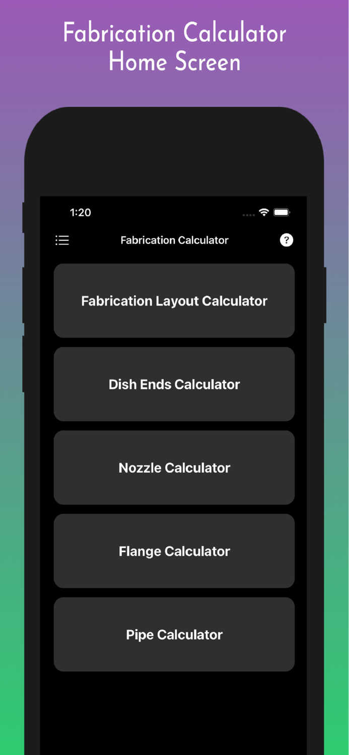 Fabrication Calculator