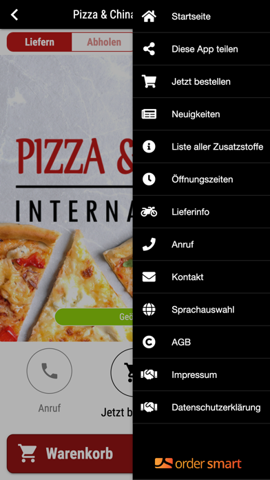 Pizza & China International Screenshot