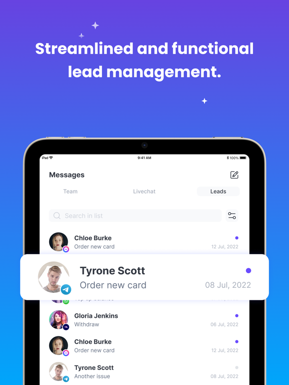 Chatdodo iPad screenshot 2 - Business app