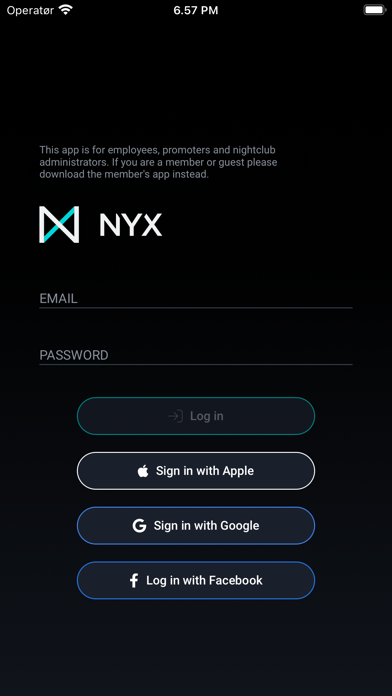 Nyx - nightclub management Screenshot