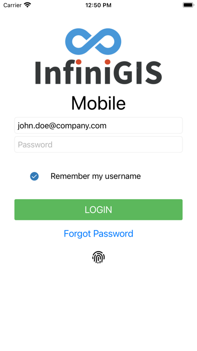 InfiniGIS Mobile iPhone screenshot 1 - Business app