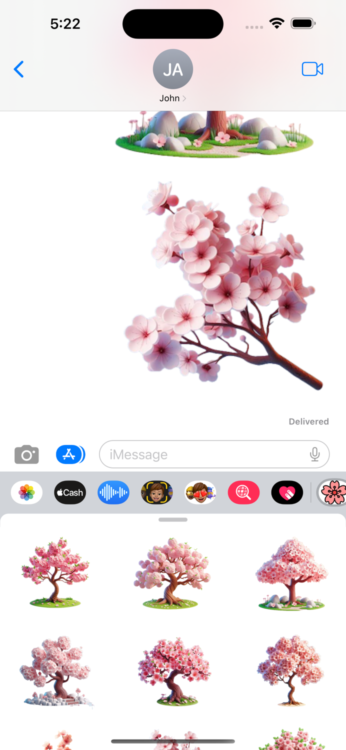 Cherry Blossom Stickers
