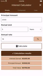 interiq : interest calculator iphone screenshot 4